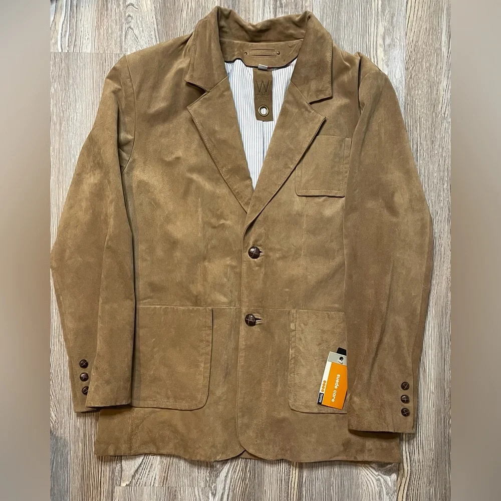 SOLD Vintage Wilsons Leather Jacket Blazer Boho Western - Picture 2 of 14